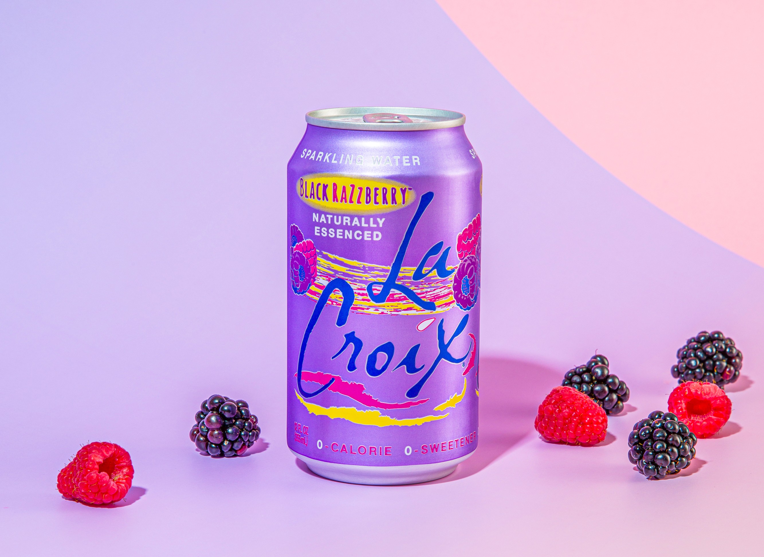 LaCroix Black Razzberry purple